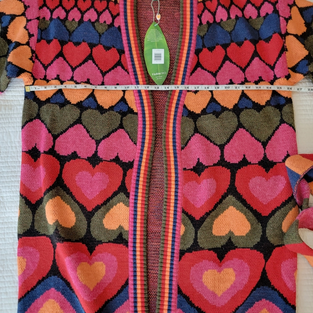 FARM Rio Multicolor Long Cardigan - Picture 7 of 8